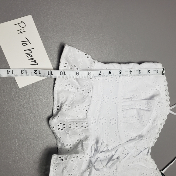 New wild fable white spaghetti strap crop top women's size medium - Picture 10 of 11